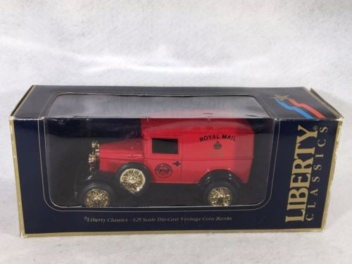 Liberty Classics 1/25 Diecast Vintage Coin Bank 1933 Ford Model A Royal Mail GR   - TvMovieCards.com