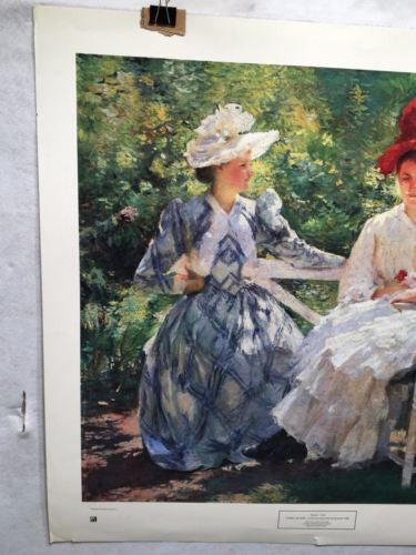 Three Sisters - A Study in June Sunlight - Edmund C Tarbell NYGS 33x30 Print   - TvMovieCards.com