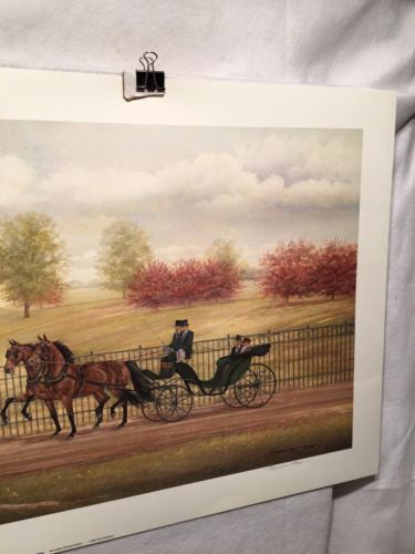 Vintage 1988 - Victorian Spring - Judith Zimmers-Blinn Limited Ed Print   - TvMovieCards.com