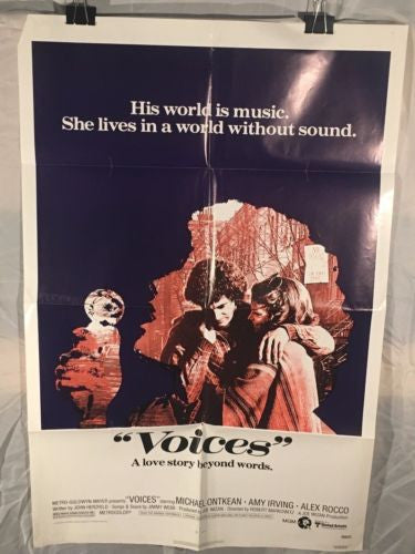 Original 1979 Voices 1 Sheet Movie Poster 27"x 41" Drama Romance   - TvMovieCards.com