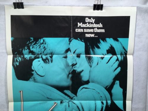 Original 1973 "The Mackintosh Man" 1 Sheet Movie Poster 27x 41" Paul Newman   - TvMovieCards.com