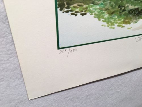 Miriam Ecker "Lorelei" Girl and Panther Signed Numbered 288/300 Lithograph Print   - TvMovieCards.com