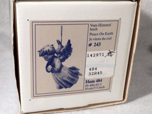 Goebel Hummel Figurine TMK6 1990 #484 "Peace on Earth"   - TvMovieCards.com