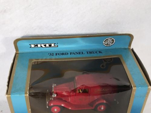 Ertl 1/43 Diecast Car '32 Ford Panel Truck Truck 2504 - Chicago Fire Dept   - TvMovieCards.com