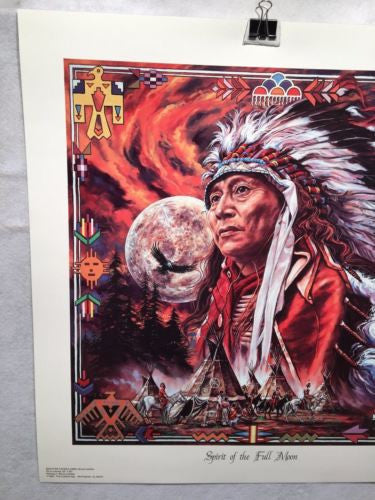 Spirit of the Full Moon (1993) - Bruce Lakofka Lithograph Poster 23 x 24   - TvMovieCards.com