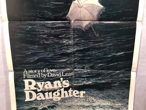 Original 1970 "Ryan's Daughter" 1 Sheet Movie Poster 27x 41" Robert Mitchum   - TvMovieCards.com