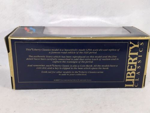 Liberty Classics 1/25 Diecast Vintage Coin Bank 1933 Ford Model A Royal Mail GR   - TvMovieCards.com