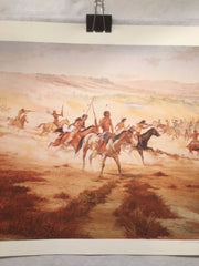 Vintage Western Indian Artwork William Nelson Signed Numbered 247/500   - TvMovieCards.com