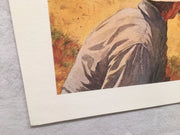 Vintage Western Cowboy Artwork William Nelson Signed in Pencil   - TvMovieCards.com