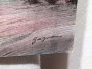 Vintage Gagnon Waves Crashing On Rocks Lithograph Signed Numbered 208/225 Print   - TvMovieCards.com
