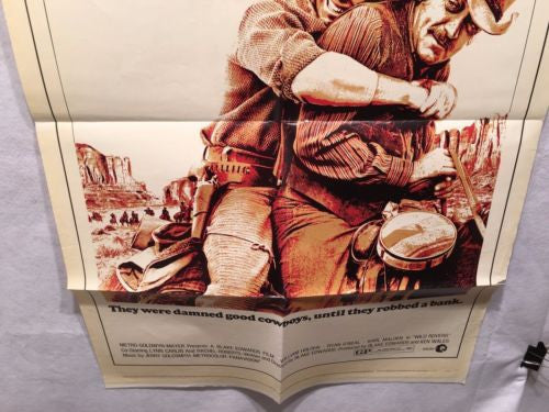 Original 1971 "Wild Rovers" 1 Sheet Movie Poster 27x 41" Ryan Oneal   - TvMovieCards.com