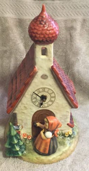 Goebel Hummel Large Figurine TMK6 "Chapel Time" 1st Clock 11"   - TvMovieCards.com
