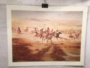 Vintage Western Indian Artwork William Nelson Signed in Pencil   - TvMovieCards.com