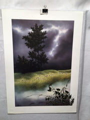 Temporale di Primavera - di Giulio Martinelli Art Gallery Print Poster 27 x 19   - TvMovieCards.com