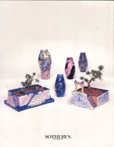Sotheby's Auction Catalog October 18 1990 - 20th Century Ceramics and Glass   - TvMovieCards.com