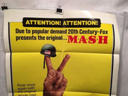 Original 1973 "Mash" One Sheet Rerelease Movie Poster 27x41 SUTHERLAND GOULD   - TvMovieCards.com