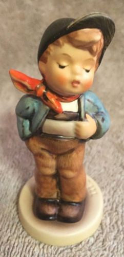 Goebel Hummel Figurine TMK7 560 "Lucky Fellow" Hummel Club 3.5"   - TvMovieCards.com