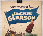 Papa's Delicate Condition Insert 14" x 36" 1963 Jackie Gleason Glynis Johns   - TvMovieCards.com