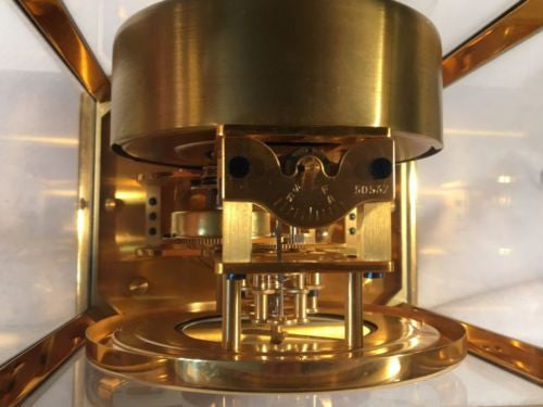 1950 Vintage Jaeger LeCoultre ATMOS 519 Swiss Mantle Clock Nash Motor Co   - TvMovieCards.com