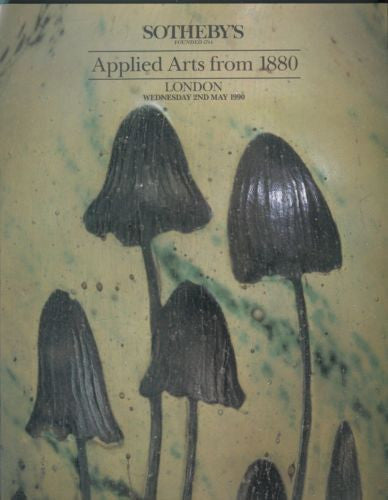 Sotheby's Auction Catalog May 2nd 1990 - Applied Arts from 1880   - TvMovieCards.com