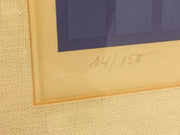 1971 Victor Vasarely (1908-1997) "Oltar" Signed Numbered Serigraph Print 74/150   - TvMovieCards.com