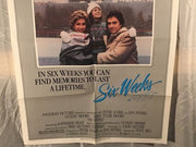 Original 1982 "Six Weeks" 1 Sheet Movie Poster 27x 41" Mary Tyler Moore Drama   - TvMovieCards.com