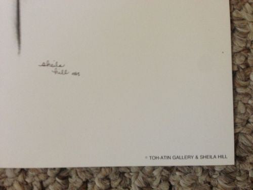 Sheila Hill "Whispering Winds" Lithograph Print Number/Signed   - TvMovieCards.com