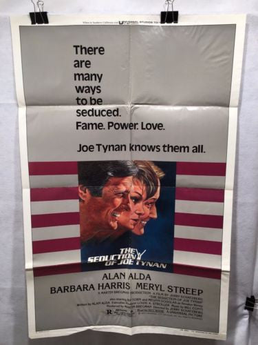 Original 1977 "Seduction of Joe Tynan" 1 Sheet Movie Poster 27x 41" Meryl Streep   - TvMovieCards.com