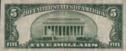 (3) 1953 Fr 1655 $5 Silver Certificates Blue Seal Lincoln Priest and Humphrey   - TvMovieCards.com
