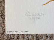 Ellie Weakley "Fourth of July" Lithograph Print Number/Signed   - TvMovieCards.com