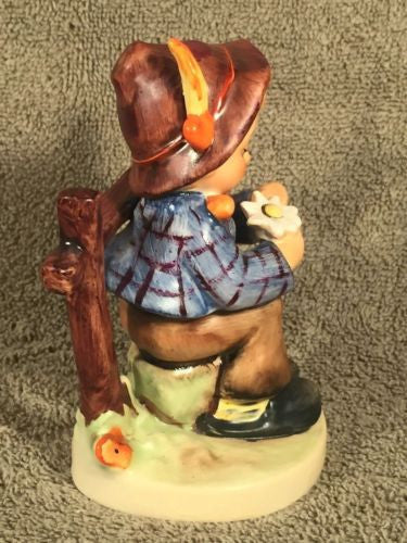 Goebel Hummel Figurine #174 "She Loves Me She Loves Me Not" TMK5 Germany 4.25"   - TvMovieCards.com