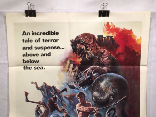 Original 1978 "Warlords of Atlantis"  1 Sheet Movie Poster 27"x 41" DOUG MCCLURE   - TvMovieCards.com