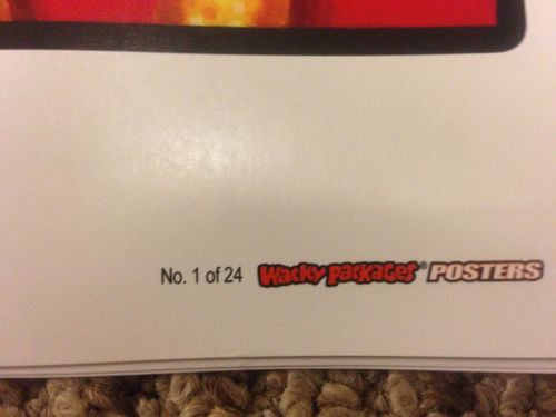 2012 Topps Series 1 Wacky Packages Poster Complete Set All 24 Not folded Mint   - TvMovieCards.com