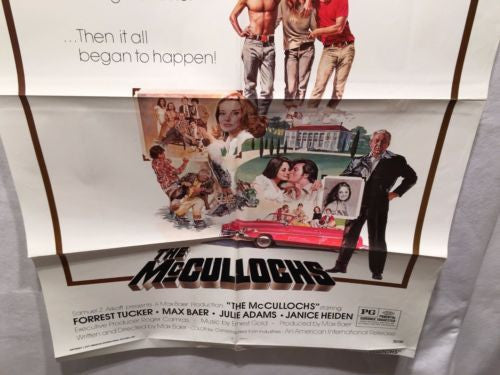 Original 1975 "The McCullochs" 1 Sheet Movie Poster 27x 41" Forrest Tucker   - TvMovieCards.com