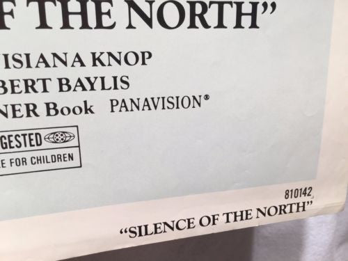 Original 1981 "Silence of the North" 1 Sheet Movie Poster 27"x 41" Tom Skerritt   - TvMovieCards.com