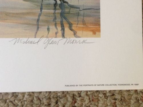 Original Michael Glenn Monroe Backwater Woodies Lithograph Print Number/Signed   - TvMovieCards.com
