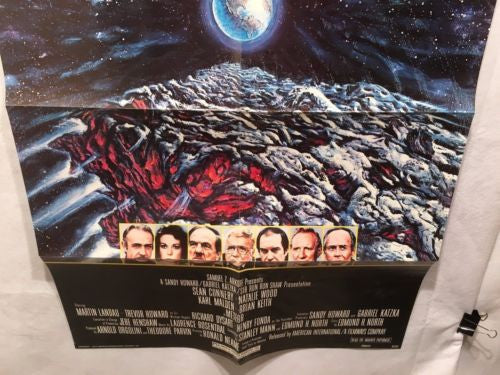 Original 1979 "Meteor" 1 Sheet Movie Poster 27"x 41" Sean Connery Natalie Wood   - TvMovieCards.com