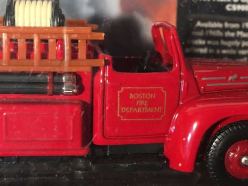 Corgi Diecast Firetruck FIRE HEROES 1953 Mack B Open Pumper CS90011 Boston F.D.   - TvMovieCards.com