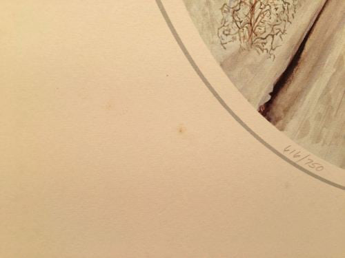 James Milton Smith "Sleigh Ride" Signed Lithograph Print 616/750   - TvMovieCards.com