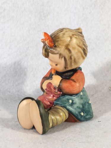 Goebel Hummel Figurine TMK6 #432 "Knit One Purl One" Artist Signed Unula Schmidt   - TvMovieCards.com