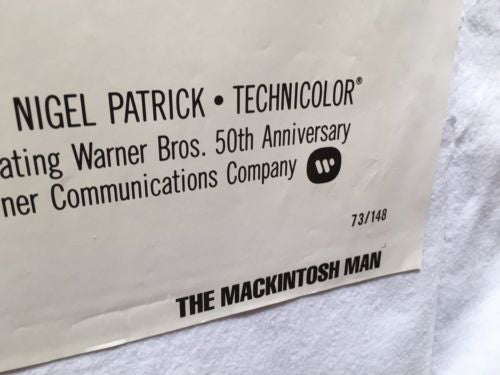 Original 1973 "The Mackintosh Man" 1 Sheet Movie Poster 27x 41" Paul Newman   - TvMovieCards.com