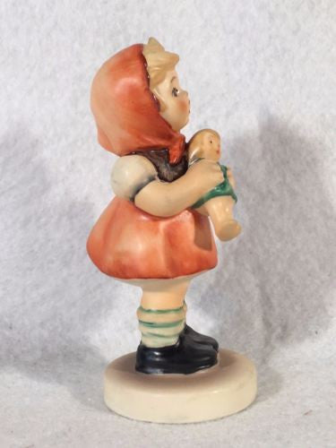 Goebel Hummel Figurine TMK6 #239/B "Girl with Doll" 3.5"   - TvMovieCards.com