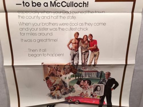 Original 1975 "The McCullochs" 1 Sheet Movie Poster 27x 41" Forrest Tucker   - TvMovieCards.com