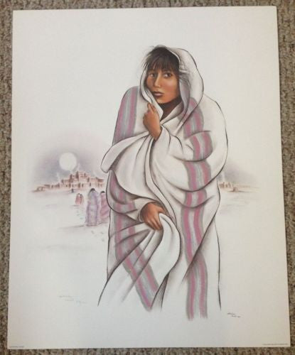 Sheila Hill "Whispering Winds" Lithograph Print Number/Signed   - TvMovieCards.com