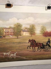 Vintage 1988 - Victorian Spring - Judith Zimmers-Blinn Limited Ed Print   - TvMovieCards.com