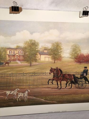 Vintage 1988 - Victorian Spring - Judith Zimmers-Blinn Limited Ed Print   - TvMovieCards.com