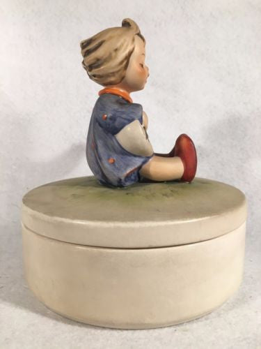 Goebel Hummel Figurine TMK3 #III/53 "Joyful" Covered Dish 6" Tall   - TvMovieCards.com