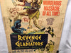Vintage Original 1965 Revenge of the Gladiators Movie Poster 40" x 30"   - TvMovieCards.com