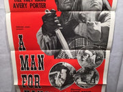 Original 1973 "A Man For Hanging" 1 Sheet Movie Poster 27"x 41"   - TvMovieCards.com