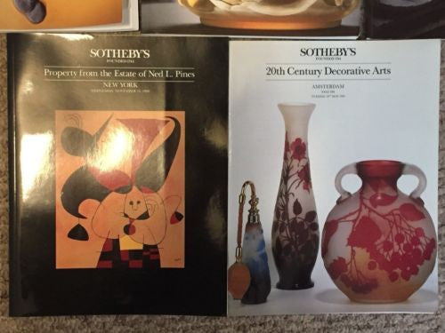 (5) Sotheby's Auction Catalog Lot 20th Century Decorate Arts Garden Estate   - TvMovieCards.com